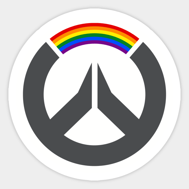 Overwatch Pride Sticker by whitewaking